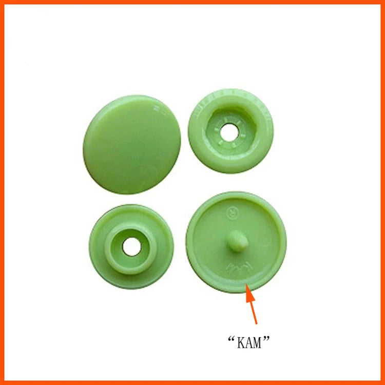 Khuy bấm nhựa bóng KAM Size 20 T5 cho tã/quần áo - Daisan Mart