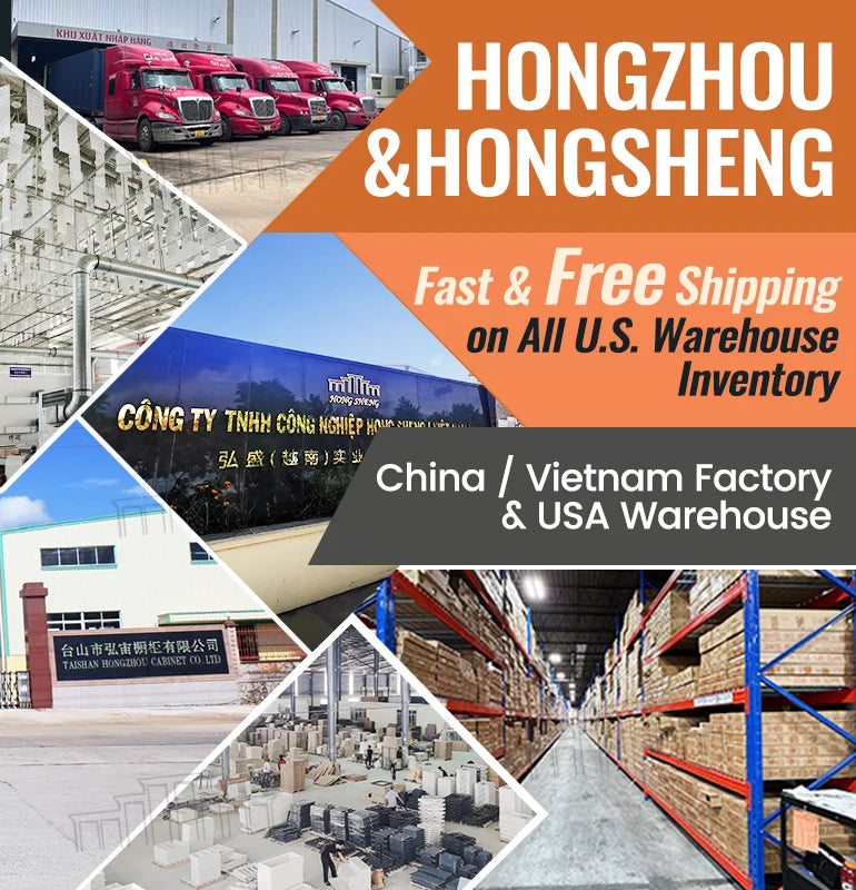 Tủ Bếp Gỗ Sồi Trắng B24-B30 Thiết Kế Hiện Đại USA - Daisan Mart
