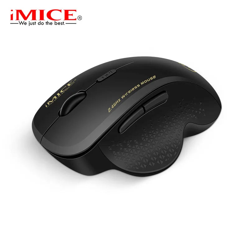 Wireless Mouse Ergonomic Computer Mouse PC Optical Mause with USB Receiver 6 buttons 2.4Ghz Wireless Mice 1600 DPI For Laptop - Daisan Mart