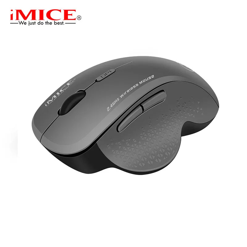 Wireless Mouse Ergonomic Computer Mouse PC Optical Mause with USB Receiver 6 buttons 2.4Ghz Wireless Mice 1600 DPI For Laptop - Daisan Mart