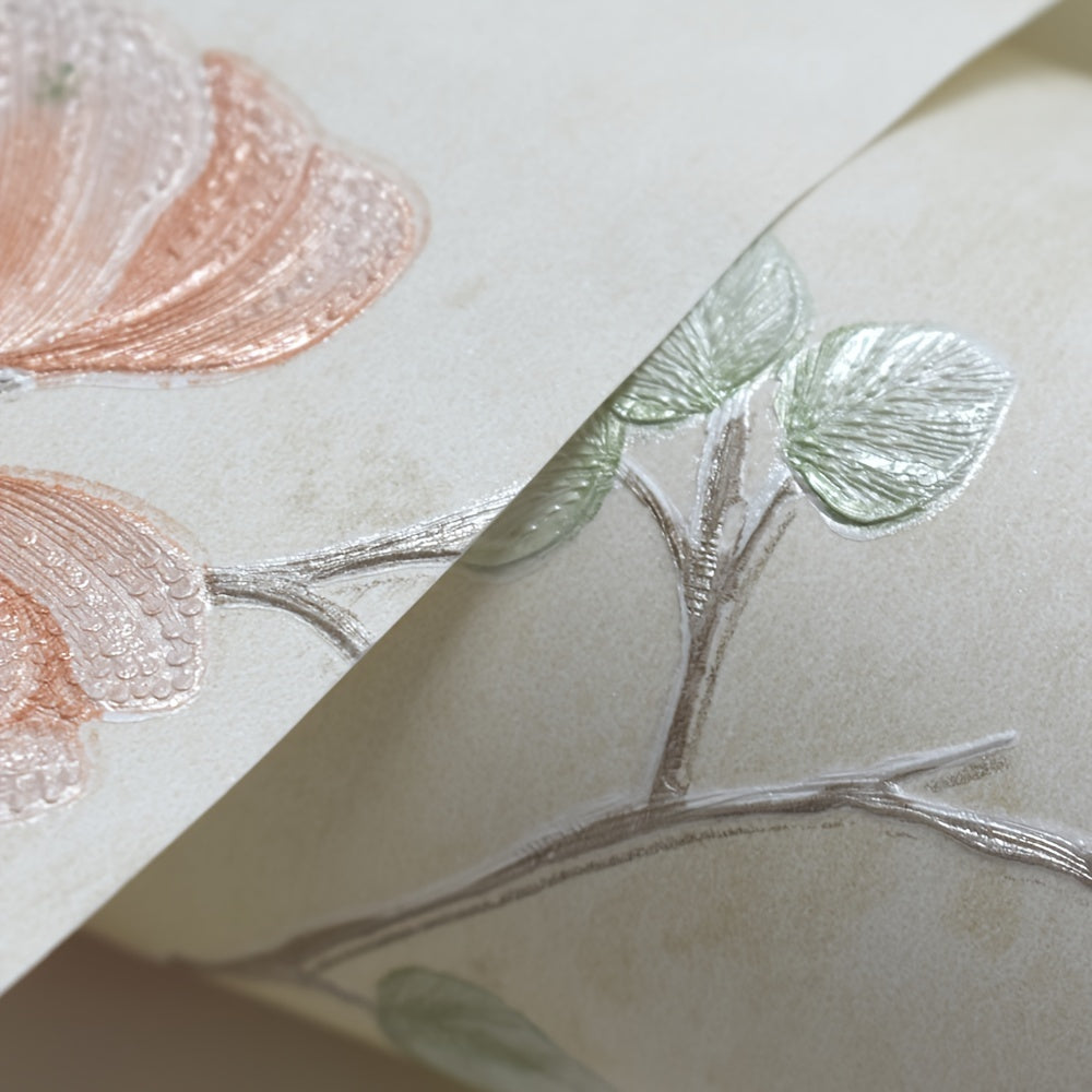 Giấy Dán Tường Hoa Văn Cổ Điển Âu Mỹ 1 Cuộn 31m