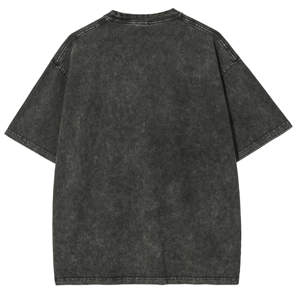Áo Thun Unisex Thêu Chữ MOM EST 2025 Phong Cách Denim - Daisan Mart