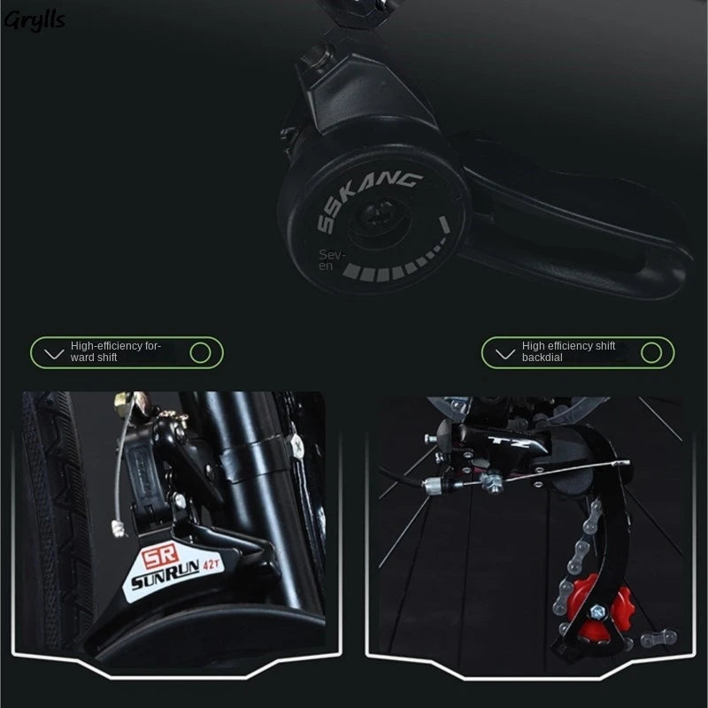 Xe Đạp Đua Grylls Siêu Nhẹ Thắng Đĩa 24/26 Inch - Daisan Mart