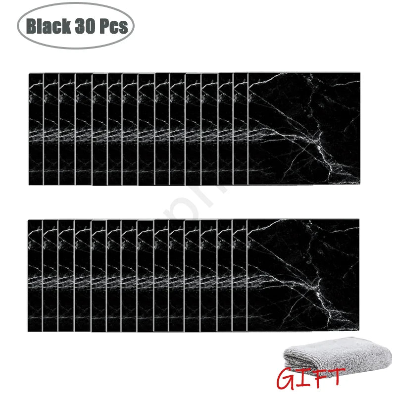 Miếng Dán Tường Vân Đá PVC Chống Nước 10-50 Miếng - Daisan Mart
