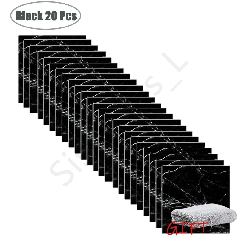 Miếng Dán Tường Vân Đá PVC Chống Nước 10-50 Miếng - Daisan Mart