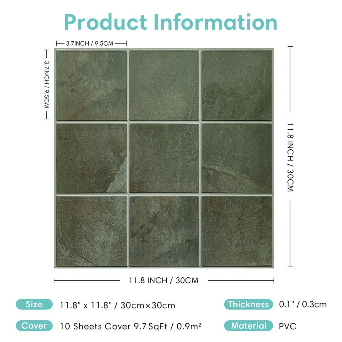 Gạch Dán Tường 3D Tự Dính Chống Nước Trang Trí