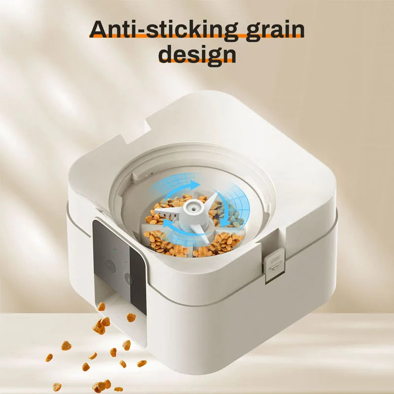 New Automatic Pet Feeder WiFi Version Automatic Cat Food Distributor Intelligently Controlled Pet Feeder Dog Feeder Pet Supplies - Daisan Mart