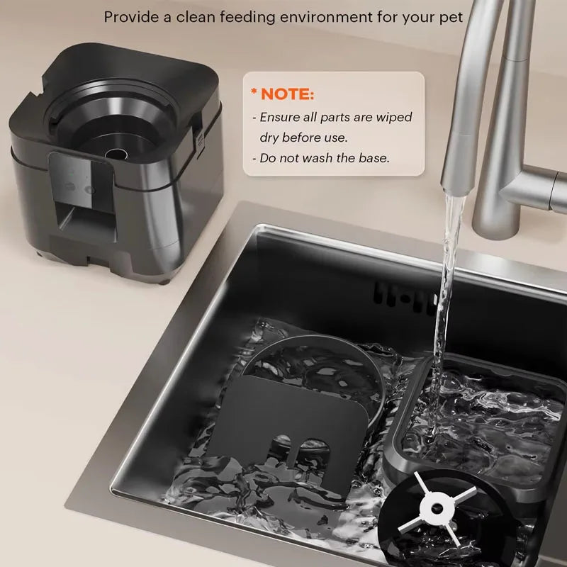 New Automatic Pet Feeder WiFi Version Automatic Cat Food Distributor Intelligently Controlled Pet Feeder Dog Feeder Pet Supplies - Daisan Mart