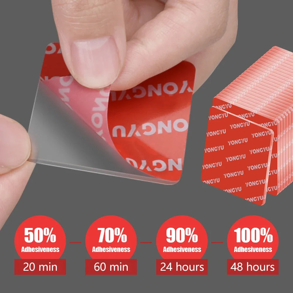 Miếng Dán Keo Siêu Dính Tròn Gắn Kính & Taplo Ô Tô - Daisan Mart