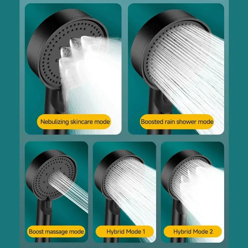 Đầu Vòi Sen Áp Lực Đa Năng 5 Chế Độ Massage Thư Giãn - Daisan Mart