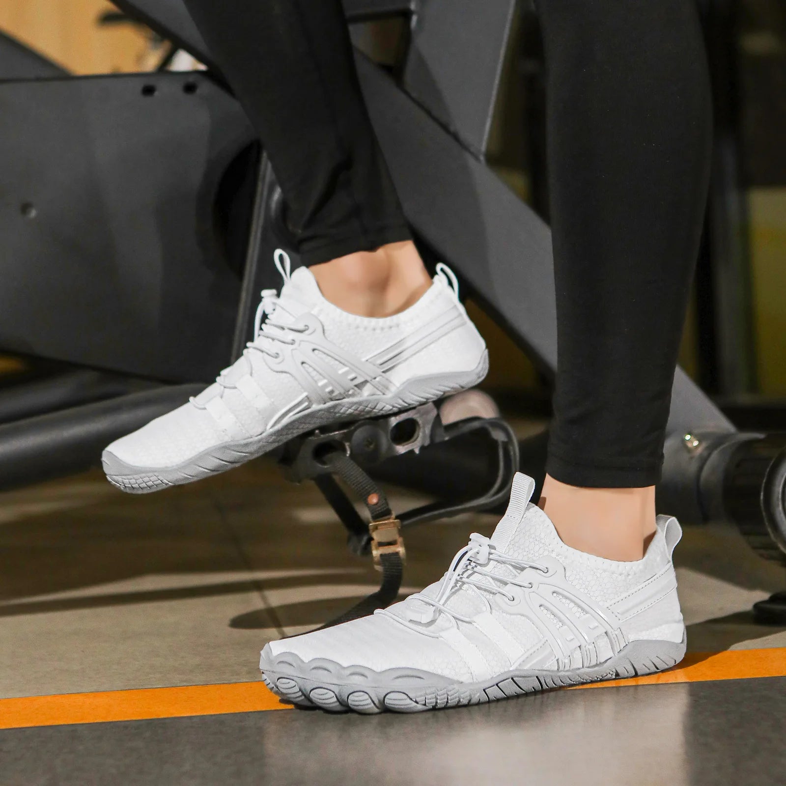 Giày Bơi Lội Trẻ Em Nữ 5 Ngón Lưới Thoáng Sắc Màu