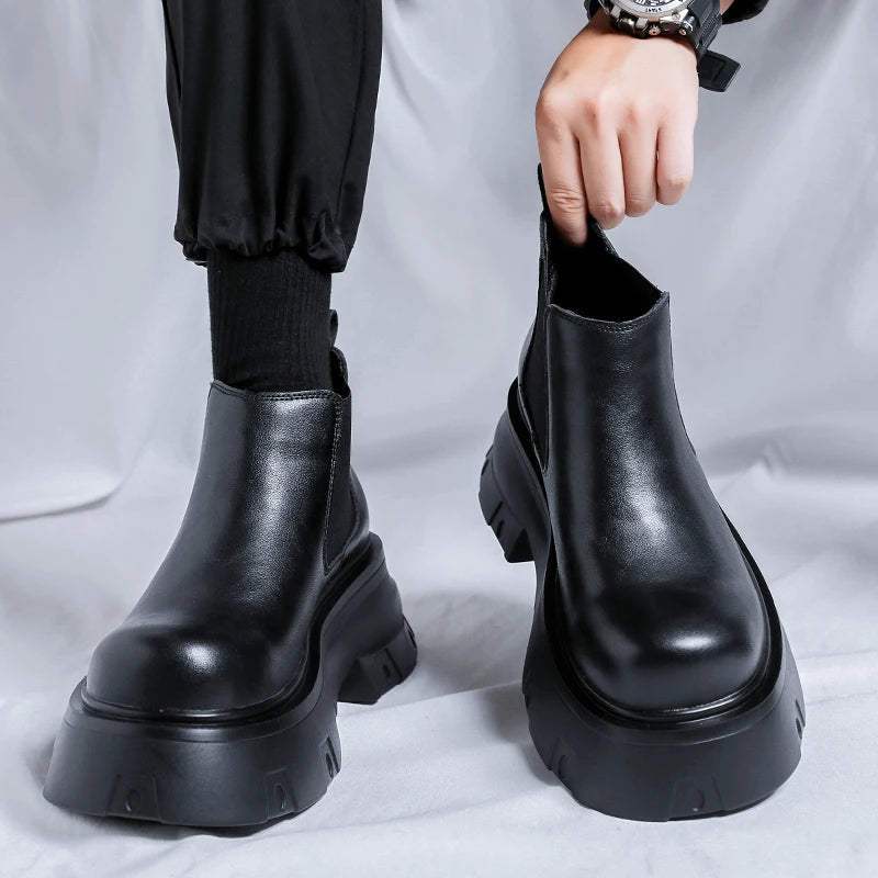 Giày Da Nam Chelsea Thời Trang - Ankle Cao Cấp - Daisan Mart