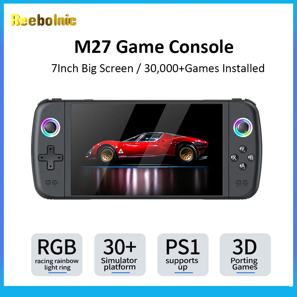 Máy chơi game cầm tay Reebolnic M27, 30.000 trò chơi