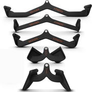 5 Pcs Lat Pull Down Bars ,LAT Pulldown Attachment, Cable Machine Rowing V-bar Attachment