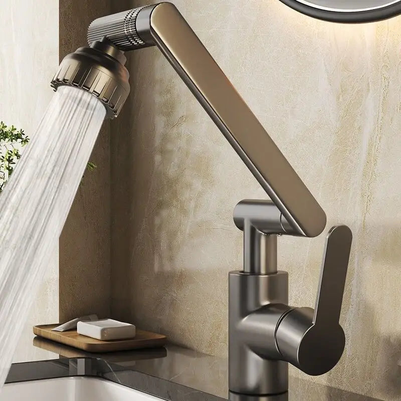 Vòi Xoay Đa Năng Nhiệt Độ Kép Cho Chậu Rửa Bếp & Tắm - Daisan Mart