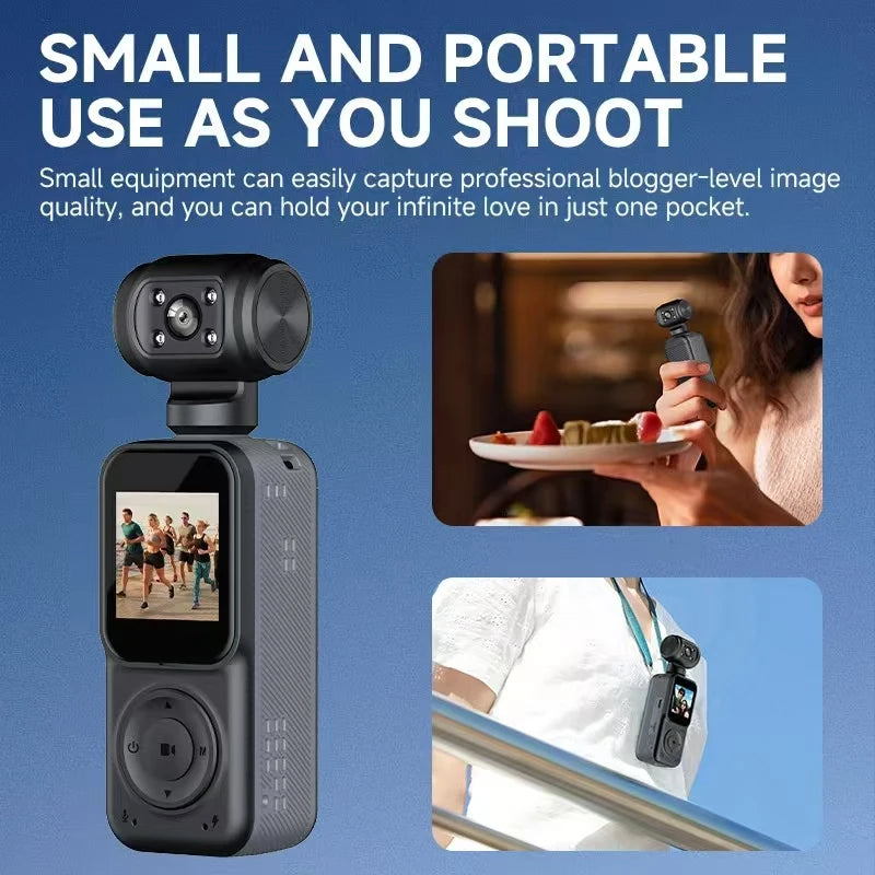 Camera Thể Thao 4K Mini Wifi, Quay Đêm 270° Xoay Linh Hoạt - Daisan Mart