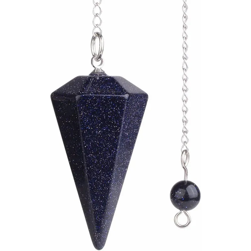 Quartz Amethyst Boho Healing Pendulum Charm - Daisan Mart