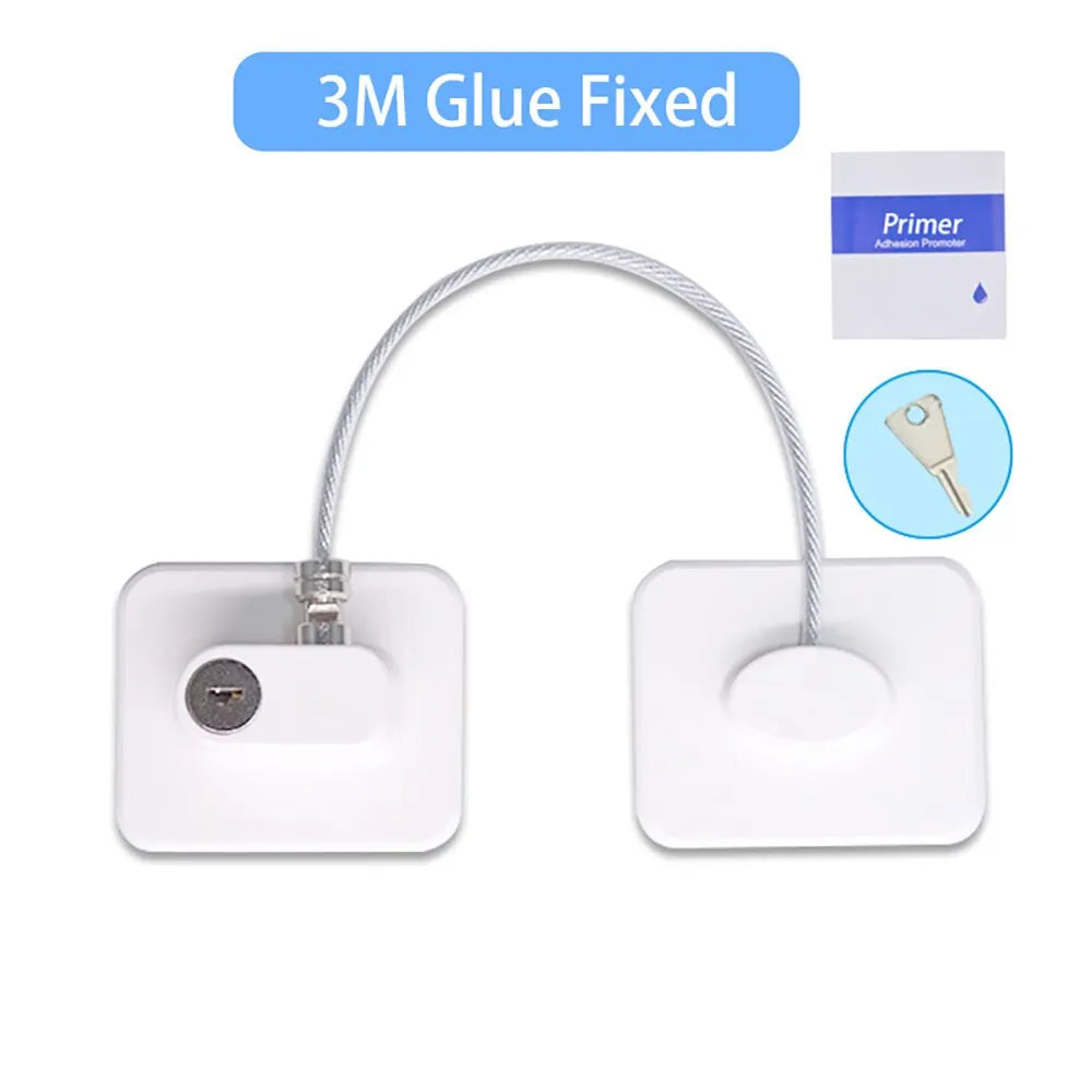 Baby Child Safety Lock Window Refrigerator Opening Security Cable Door Lock For Kids Safety Protector Protection Child Safety - Daisan Mart