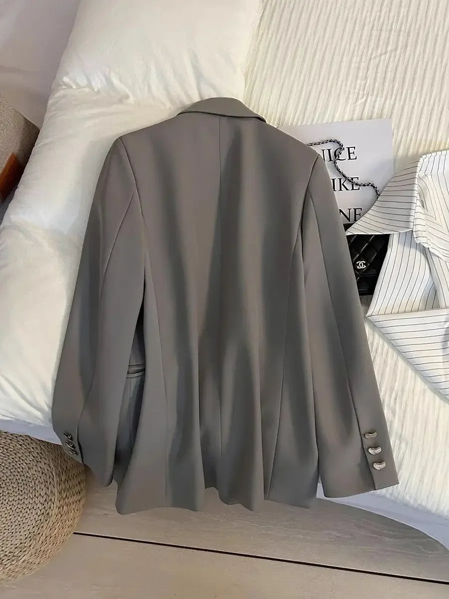 Blazer Nữ Công Sở - Áo Khoác Mùa Thu Hàn Quốc Sành Điệu