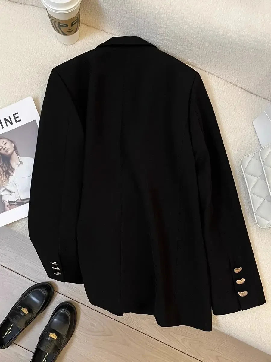 Blazer Nữ Công Sở - Áo Khoác Mùa Thu Hàn Quốc Sành Điệu