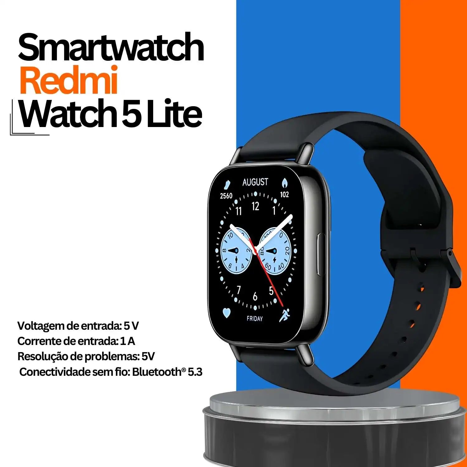 Đồng Hồ Thông Minh Redmi Watch 5 Lite Màn AMOLED 1.96 - Daisan Mart
