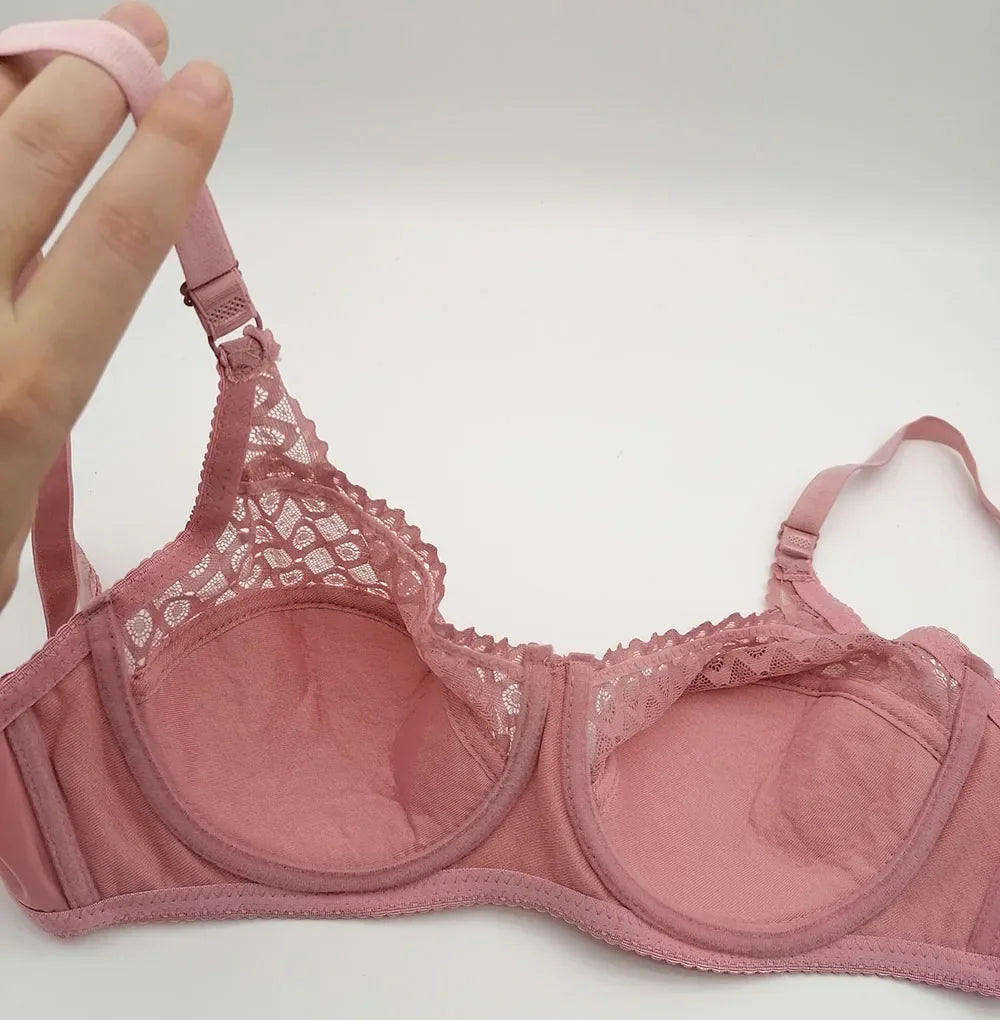 Áo Ngực Ren Trơn Nâng Đỡ Thoải Mái C18 - Daisan Mart