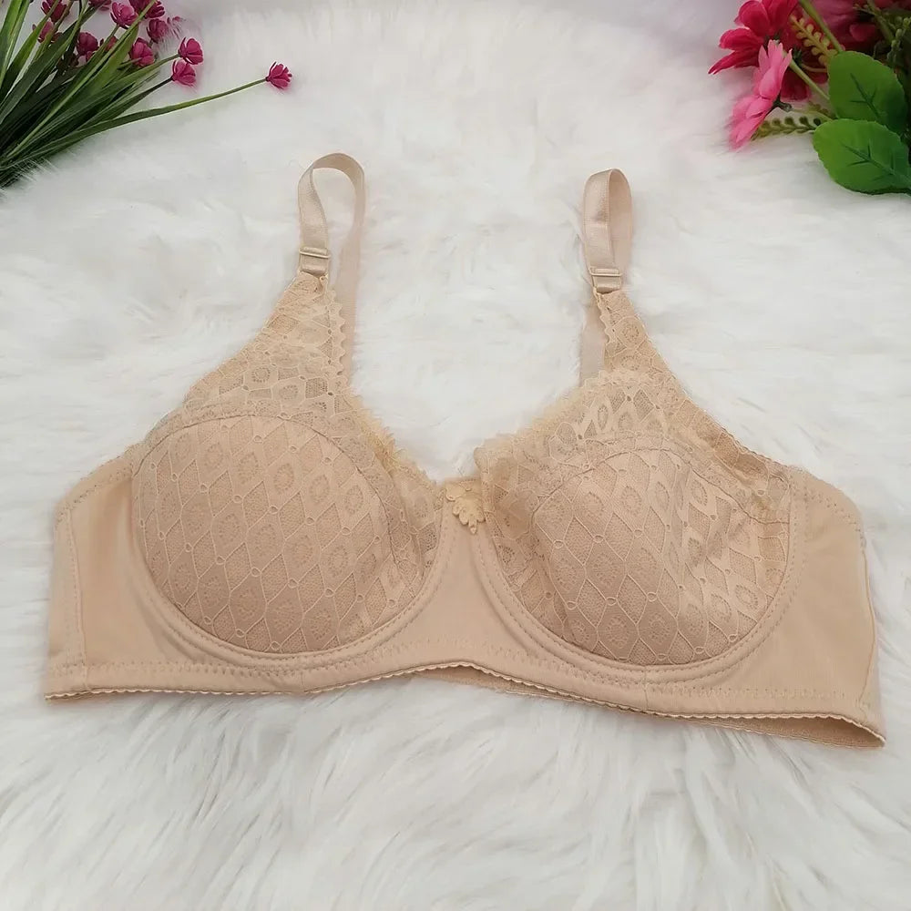 Áo Ngực Ren Trơn Nâng Đỡ Thoải Mái C18 - Daisan Mart