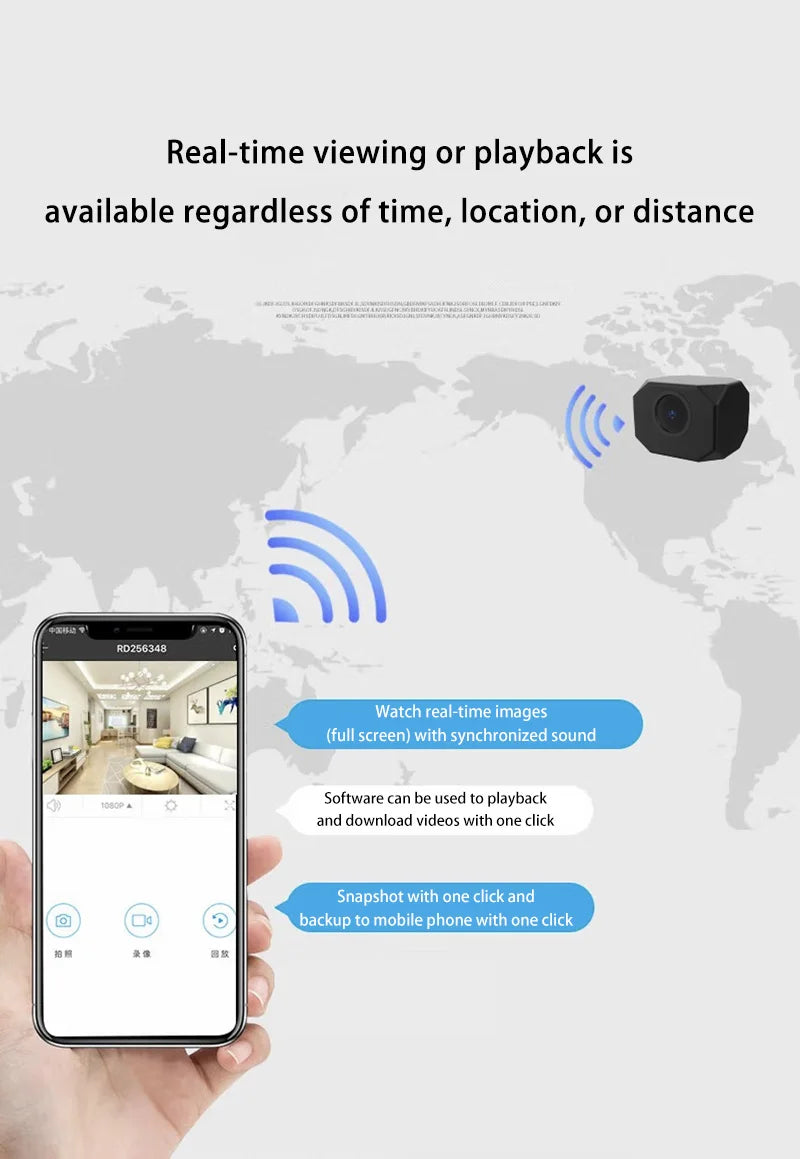 Camera An Ninh Mini 4K WiFi HD - Giám Sát Từ Xa 2026 - Daisan Mart