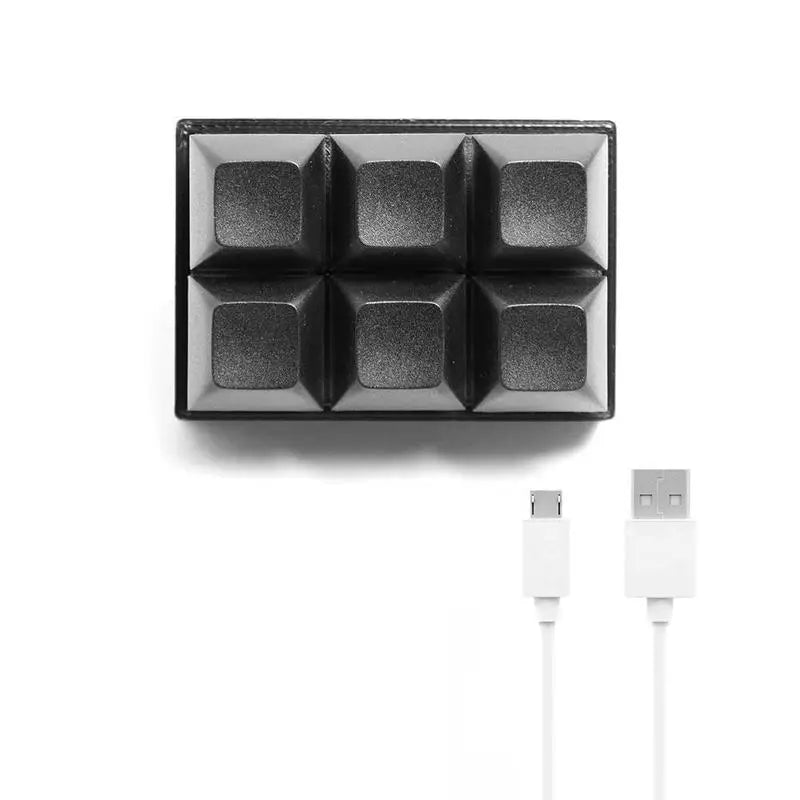 Bàn phím macro 6 phím cơ lập trình mini USB - Daisan Mart