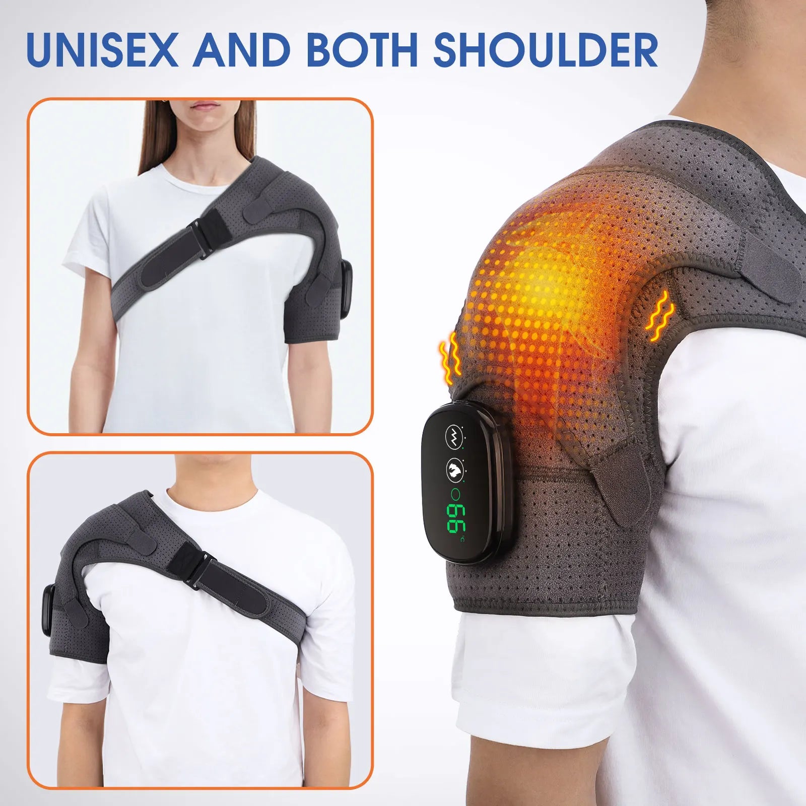 Đai Massage Nhiệt Đa Năng - Giảm Đau Vai & Khớp - Daisan Mart