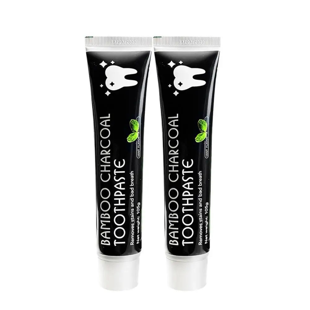 Natural Bamboo Charcoal Mint Flavor Toothpaste Deep Clean Dispel Smoke Stains Whitening The Black Toothpaste Oral Health Care - Daisan Mart