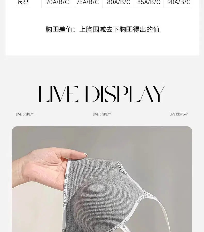 6cm Push Up Bra Without Underwire Ultra Thin For Small Breasts