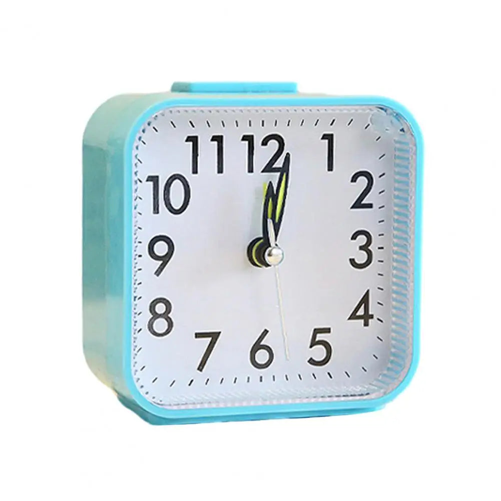 Đồng hồ báo thức không tích tắc, pin, đèn ngủ, yên tĩnh - Daisan Mart