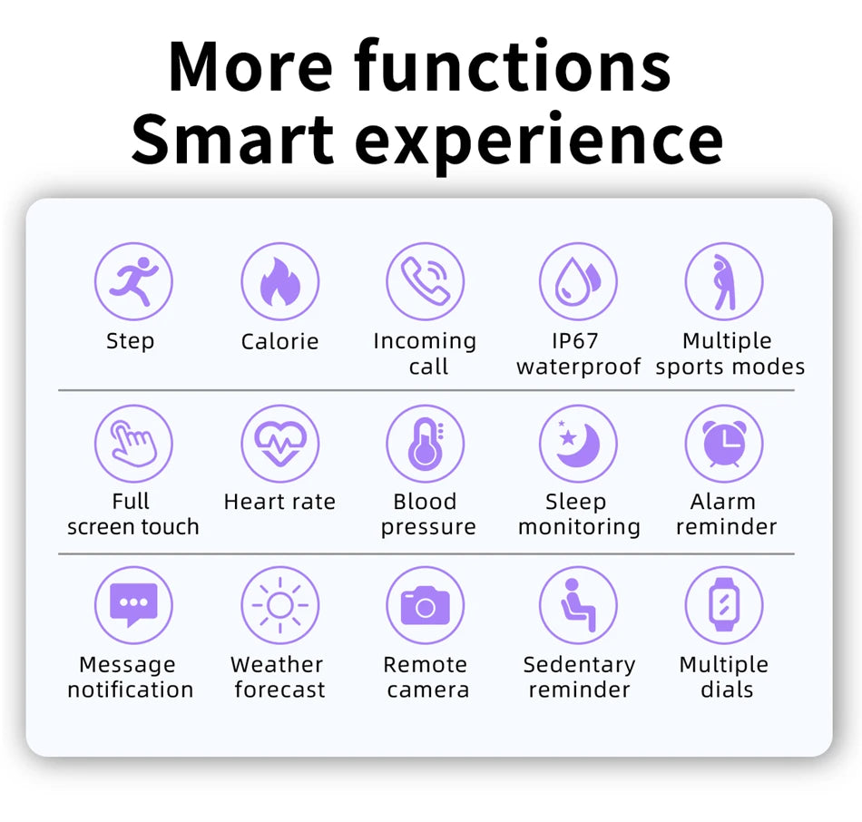 Đồng Hồ Thông Minh LIGE 2025 - Chống Nước, Thể Thao