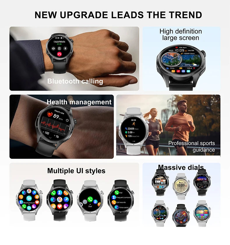 Đồng Hồ Thông Minh Nam 2025 - GPS AMOLED Chống Nước - Daisan Mart