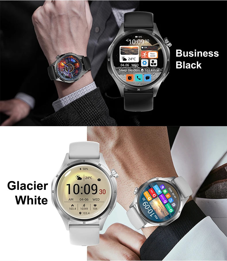 Đồng Hồ Thông Minh Nam 2025 - GPS AMOLED Chống Nước - Daisan Mart