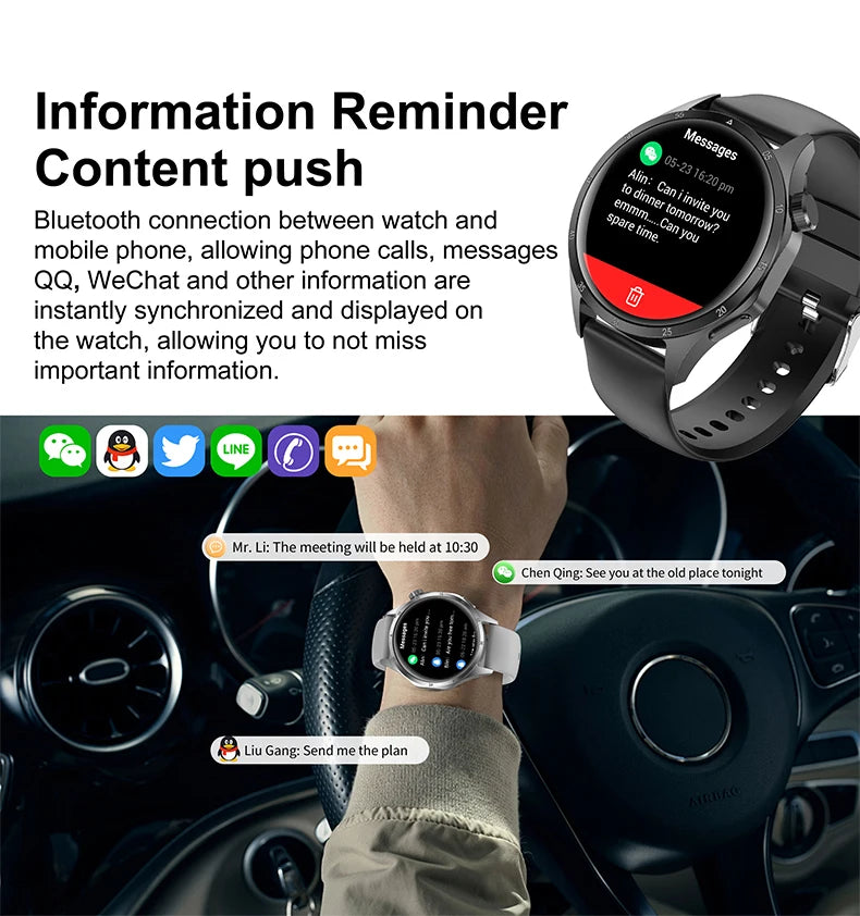 Đồng Hồ Thông Minh Nam 2025 - GPS AMOLED Chống Nước - Daisan Mart