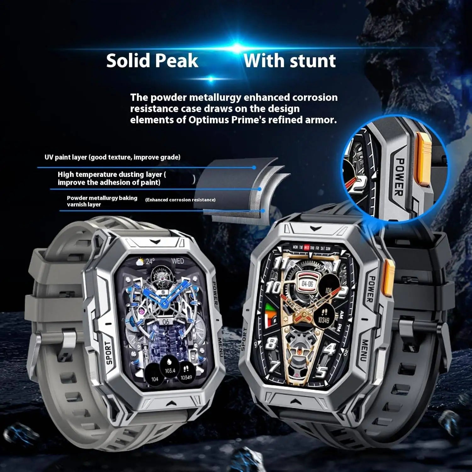 Đồng Hồ Thông Minh Nam Pin Trâu 30 Ngày Quà Noel Halloween