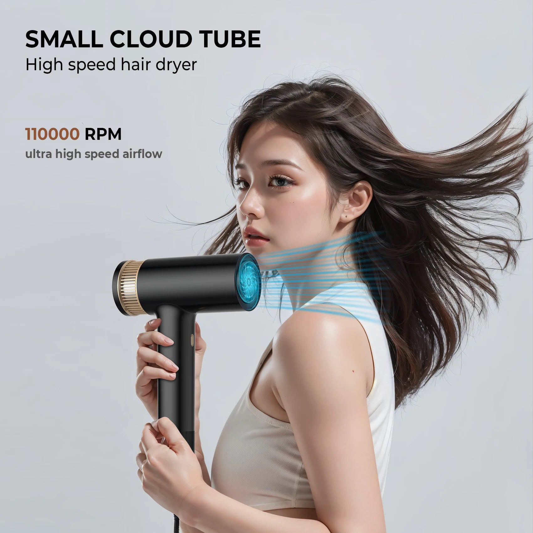 Máy Sấy Tóc Ion Âm Siêu Tốc 110000RPM - Daisan Mart