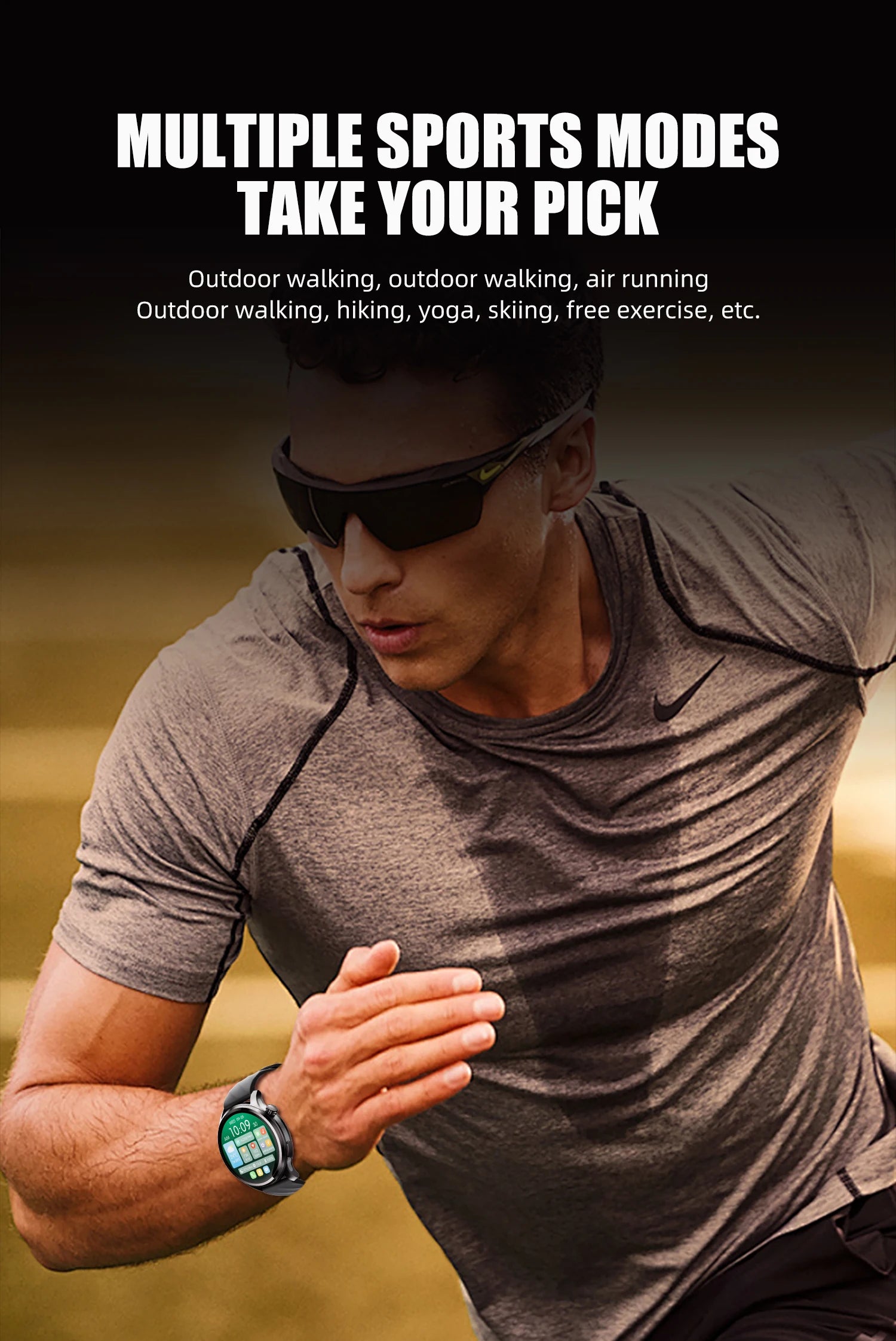 Đồng Hồ Thông Minh SK51: Màn Hình AMOLED, GPS, NFC