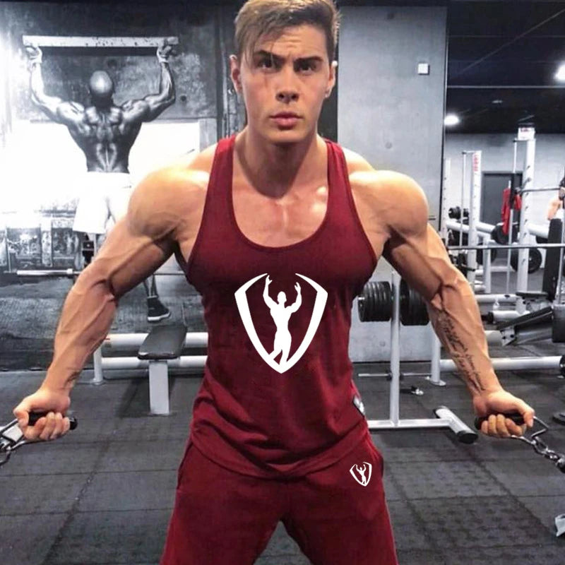 Áo Ba Lỗ Thể Hình Nam - Gym Cotton Không Tay - Daisan Mart
