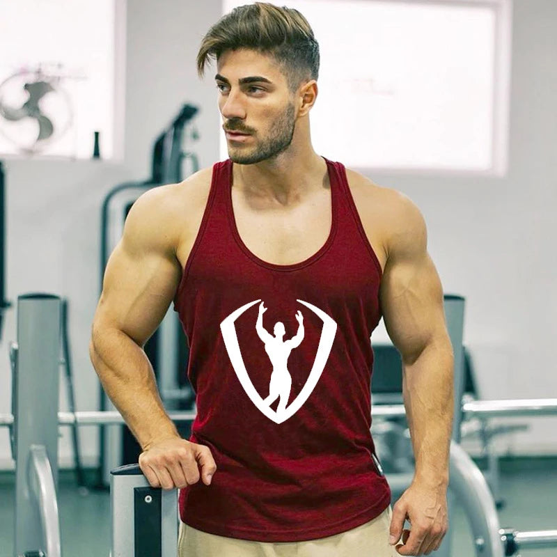 Áo Ba Lỗ Thể Hình Nam - Gym Cotton Không Tay - Daisan Mart
