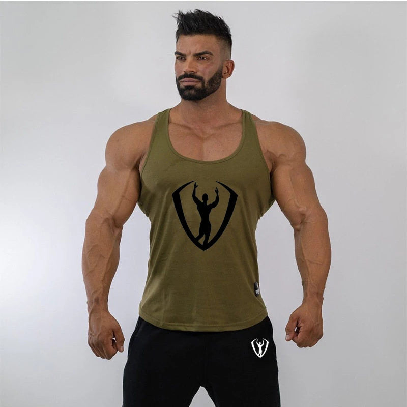 Áo Ba Lỗ Thể Hình Nam - Gym Cotton Không Tay - Daisan Mart