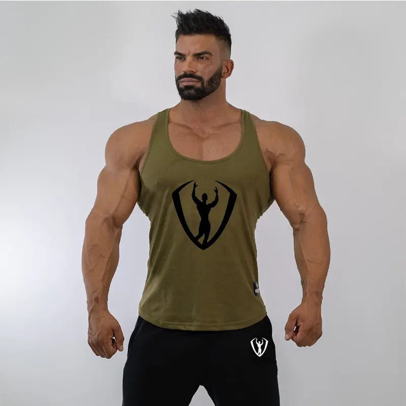 Áo Ba Lỗ Thể Hình Nam - Gym Cotton Không Tay - Daisan Mart