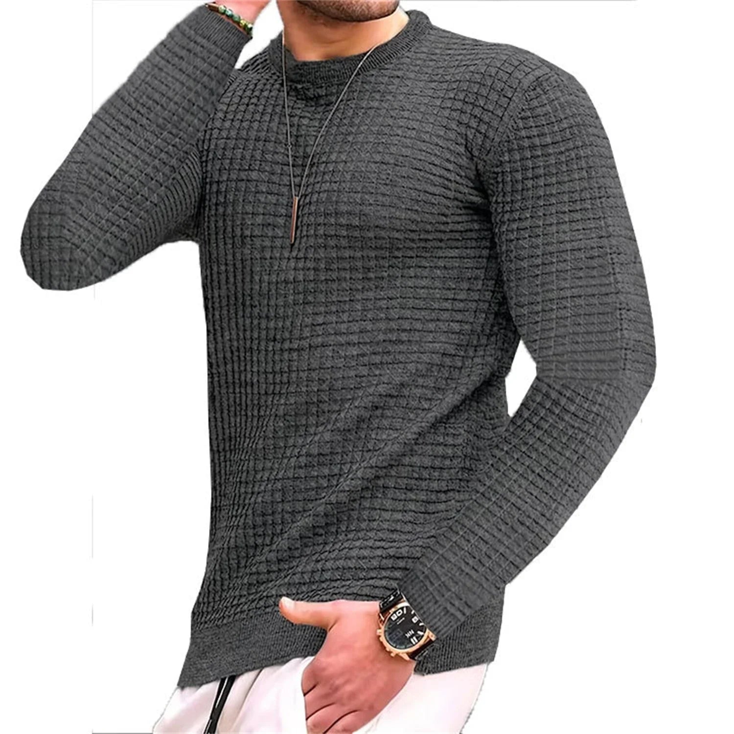 Áo Hoodie Nam Kẻ Sọc Nhỏ Trẻ Trung Ấm Áp - Daisan Mart