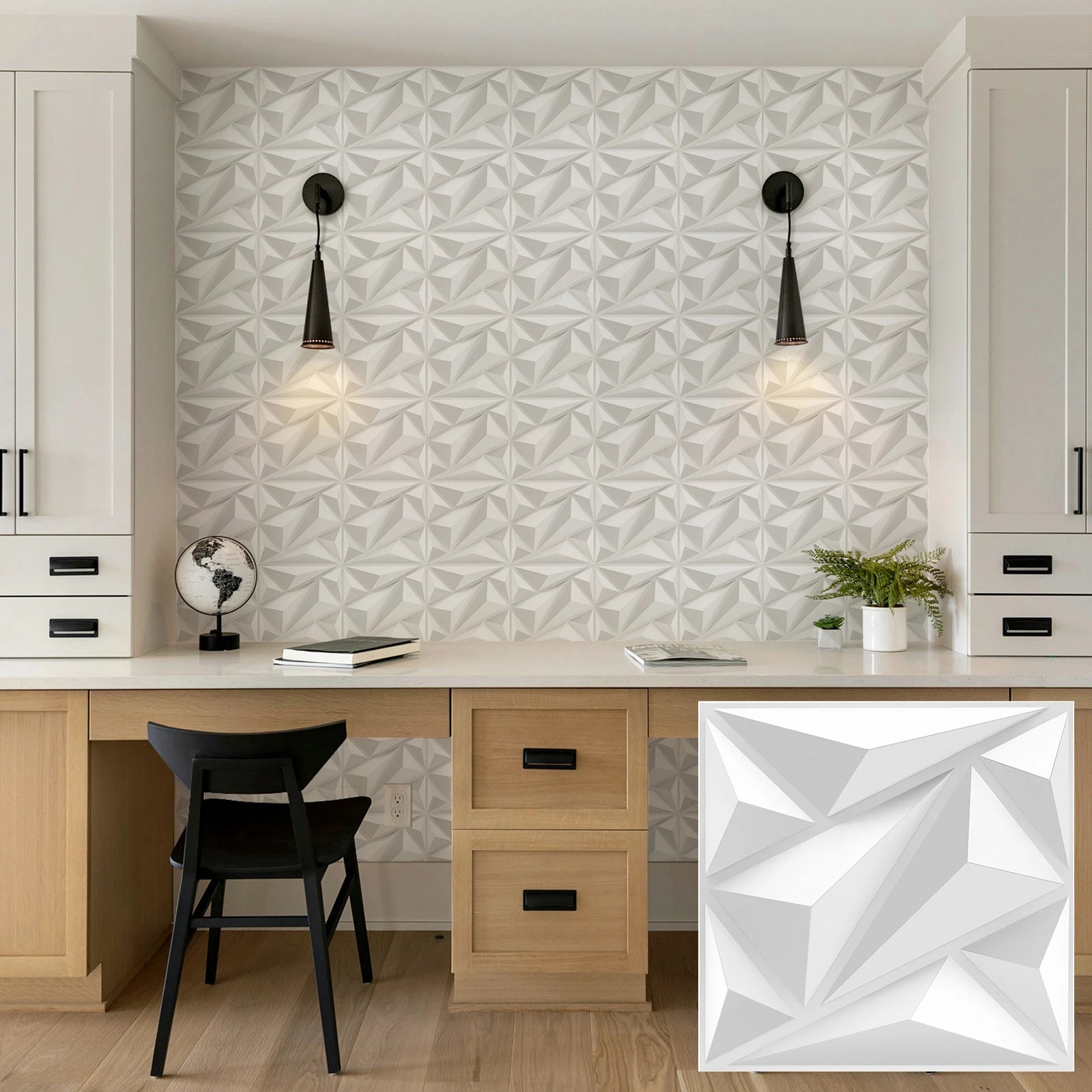 Tấm Ốp Tường 3D Vân Sóng KUUJOJO Sang Trọng Độc Đáo - Daisan Mart