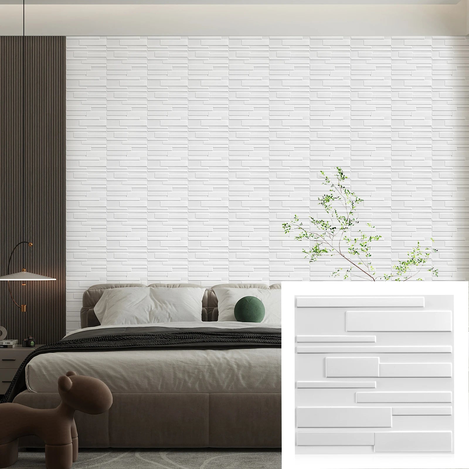 Tấm Ốp Tường 3D Vân Sóng KUUJOJO Sang Trọng Độc Đáo - Daisan Mart