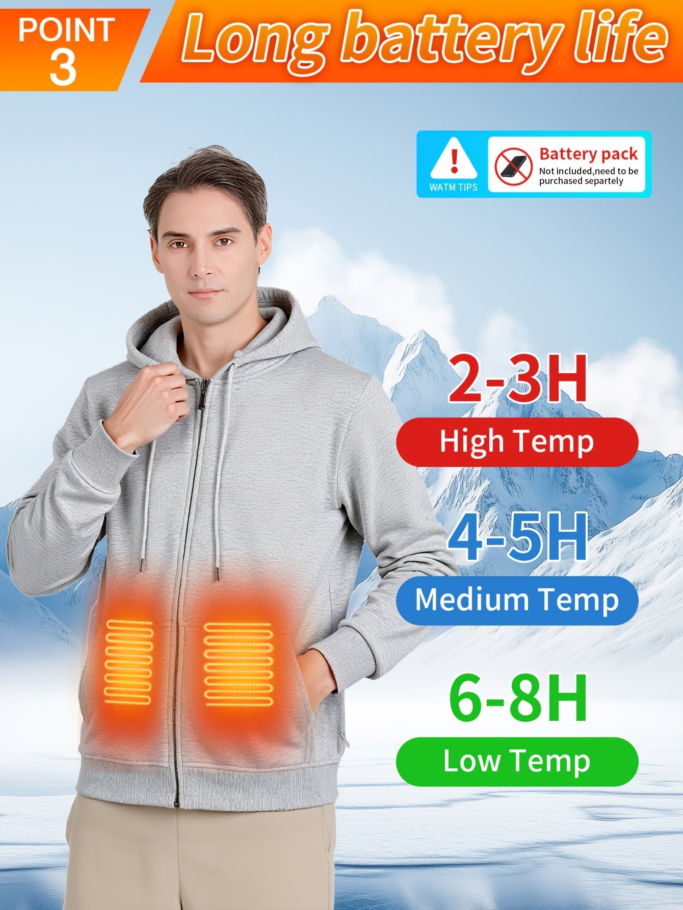 Áo Khoác Nhiệt Độ Ấm Áp - Giữ Ấm Cơ Thể Mùa Đông