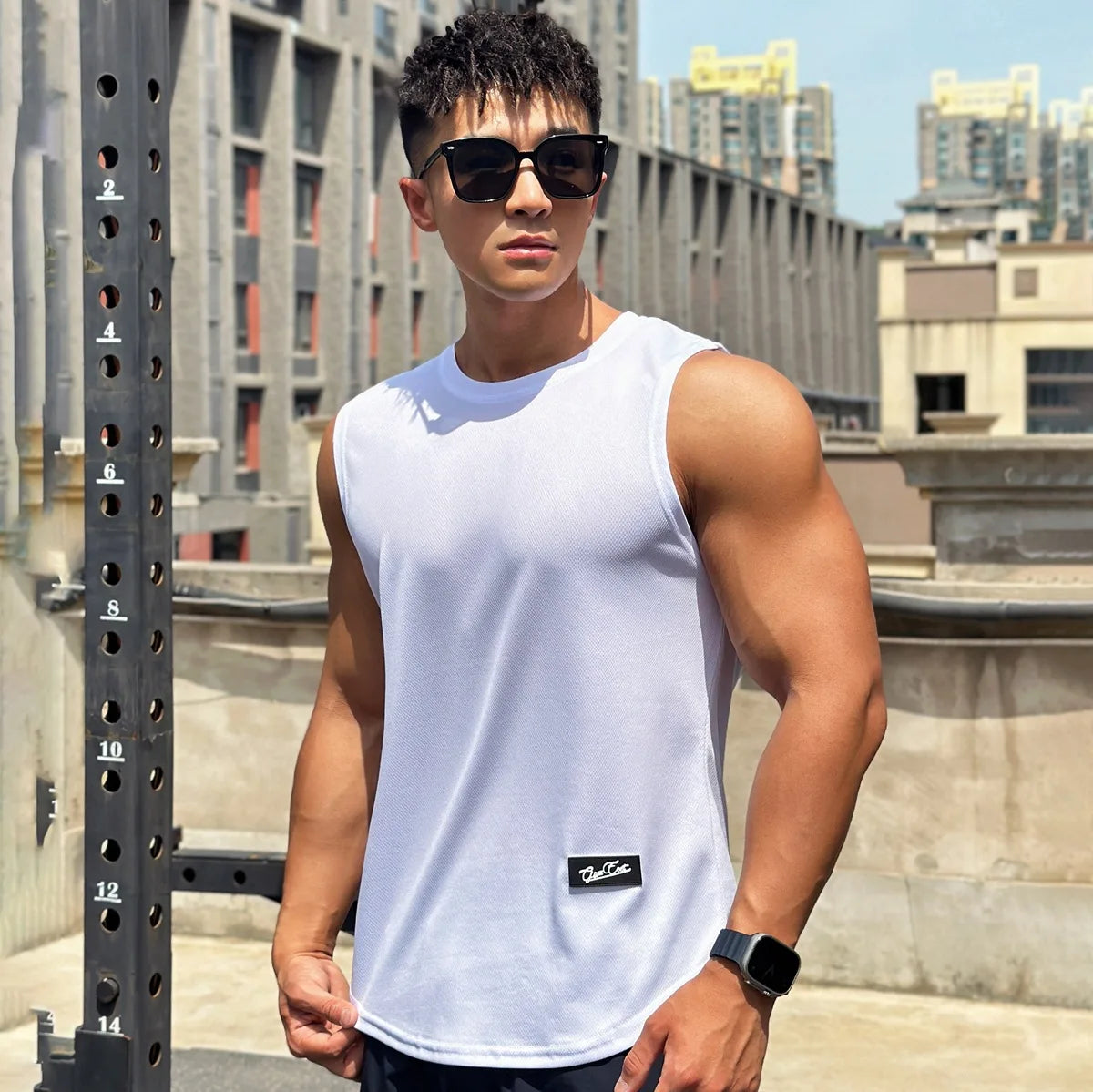 Áo Tank Nam Lưới Thoáng Khí Thể Thao Gym - Daisan Mart