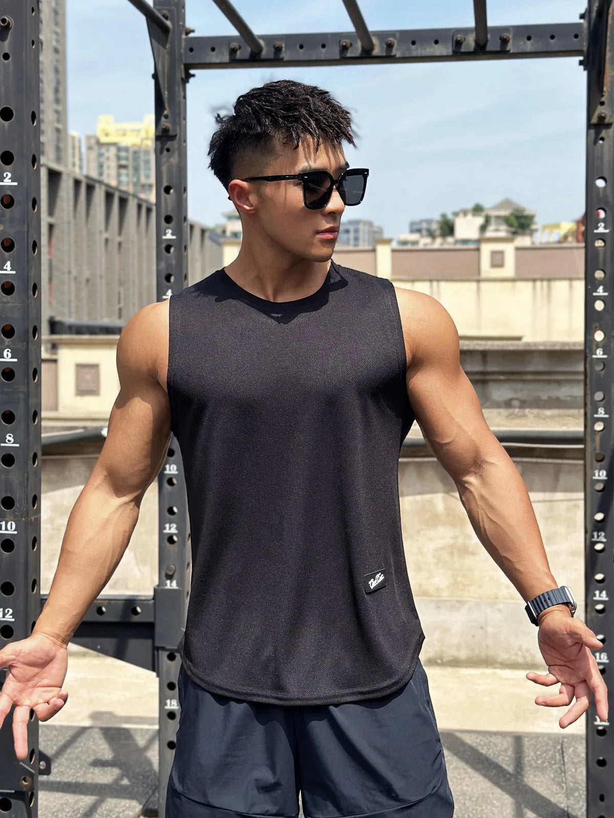 Áo Tank Nam Lưới Thoáng Khí Thể Thao Gym - Daisan Mart